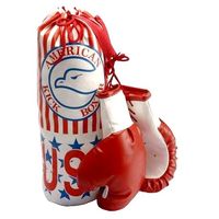 duży WOREK TRENINGOWY dla dzieci worek rękawice do boksowania