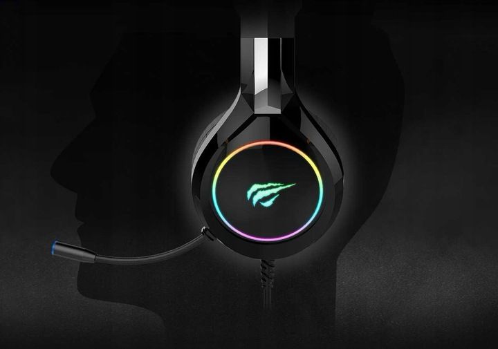 Havit H2232 Słuchawki Gamingowe DLA GRACZY RGB USB zdjęcie 7