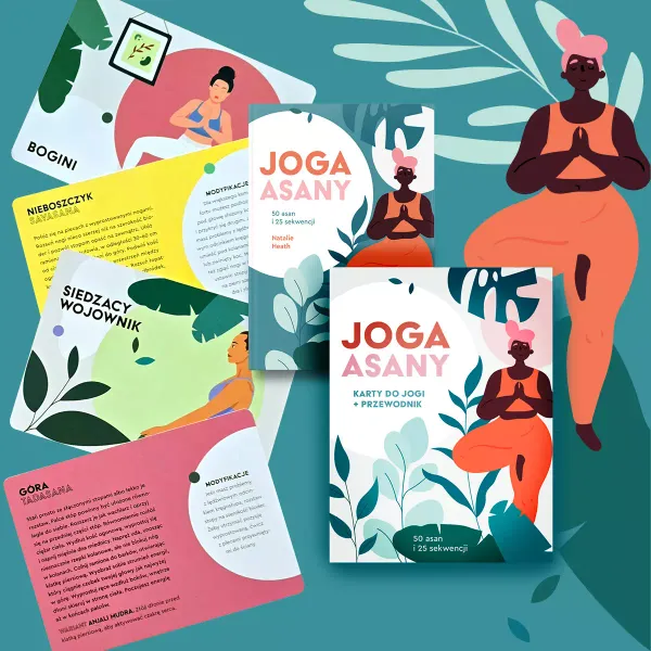 Joga. Asany. Karty do jogi + przewodnik zdjęcie 2