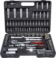 ZESTAW KLUCZY 108 szt. KLUCZE NASADOWE TORX 109 EL