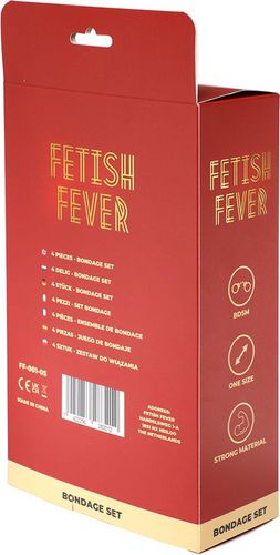 fetish fever   bondage set   4 pieces   black na Arena.pl