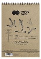 SZKICOWNIK NA SPIRALI A5/80 BIAŁY 90G PTAKI HAPPY COLOR 5902979004667