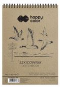 SZKICOWNIK NA SPIRALI A5/80 BIAŁY 90G PTAKI HAPPY COLOR 5902979004667