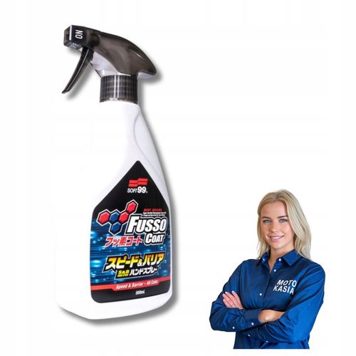 Soft99 fusso coat speed barrier wosk szybki detail zabezpieczenie lakieru na Arena.pl