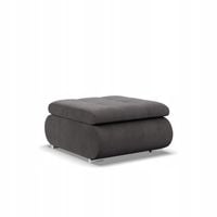 PUFA FORESTA CIEMNY SZARY Podnóżek PUF SZTRUKS POSO Otwierana