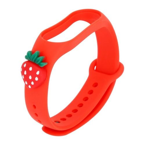 Opaska dziecięca Smart Band M5/M6/M7 RED STRAWBERRY / CZERWONA TRUSKAWKA na Arena.pl