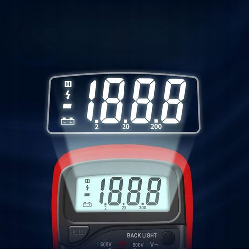 MULTIMETR MIERNIK PRĄDU CYFROWY ELEKTRYCZNY LCD na Arena.pl