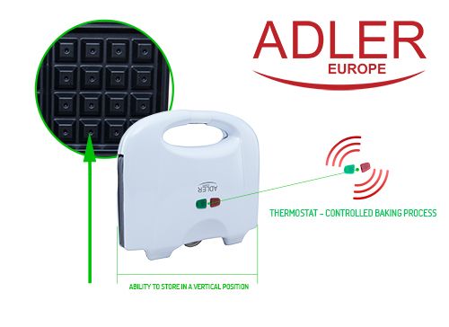 AD 311 Gofrownica 700 W zdjęcie 5