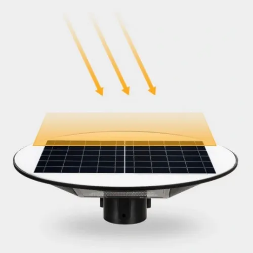 Lampa solarna LED latarnia uliczna UFO czujnik + pilot SuperLED na Arena.pl