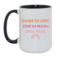 Duży Biało-Czarny 450 ml
