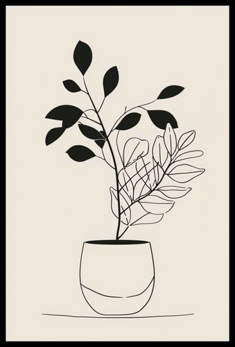 Plakat 40x60cm Prostota Doniczki na Arena.pl