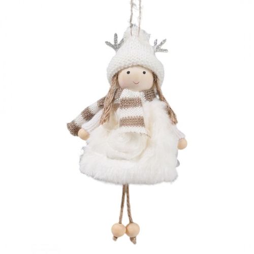anioł świąteczny boże narodzenie z pluszu biały asn12b na Arena.pl