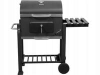 DUŻY GRILL WĘGLOWY XXL REGULOWANY STALOWY RUSZT 57x37mm SKŁADANA PÓŁKA LUND