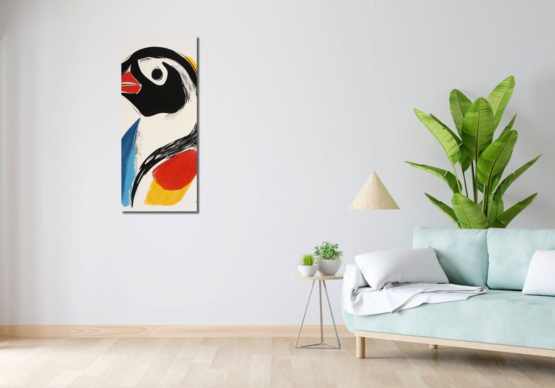 Obraz 40x100cm Portret Ptaka zdjęcie 2