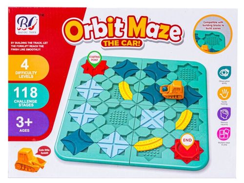 Gra Logiczna, Zbuduj Tor Dla Koparki, Trasa, Przeprawa, Łamigłówka Z Klockami na Arena.pl