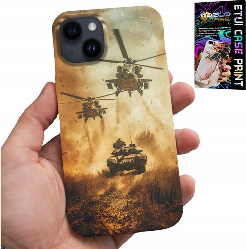 ETUI DO IPHONE 15 - HELIKOPTER WOJSKOWY CZOŁG MILITARIA CASE na Arena.pl