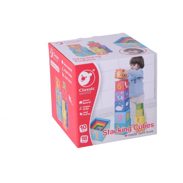 CLASSIC WORLD Kartonowa Ukadanka Klocki Eduka zdjęcie 4