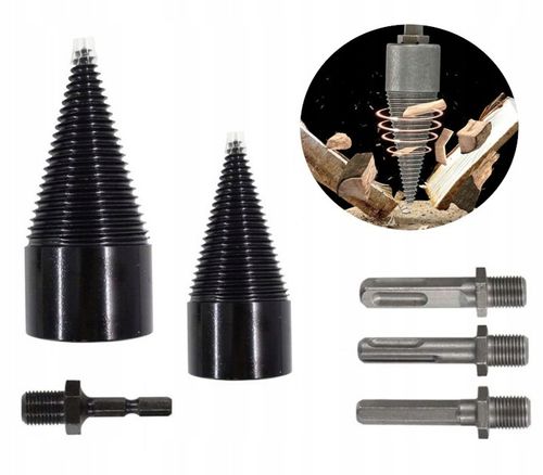 WIERTŁA ŚWIDRY DO ŁUPANIA RĄBANIA DREWNA x2 38-42 na Arena.pl