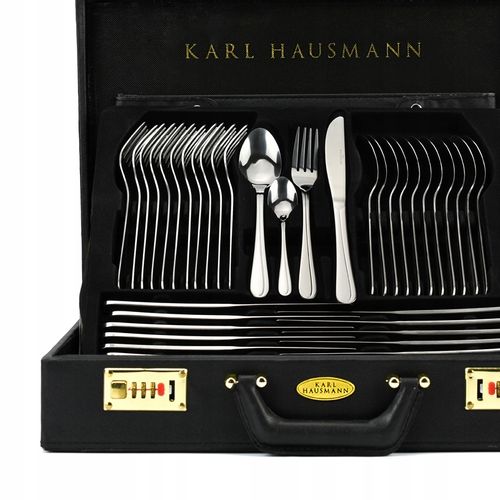 Sztućce w WALIZCE EKSKLUZYWNE 72 elementy na 12 OSÓB na Arena.pl