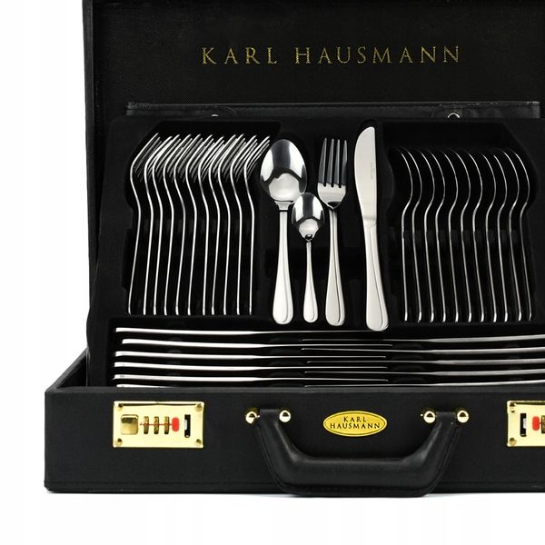 Sztućce w WALIZCE EKSKLUZYWNE 72 elementy na 12 OSÓB zdjęcie 7