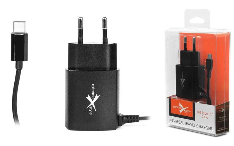 Ładowarka sieciowa USB Typ-C 2.1A NTC21C zdjęcie 4