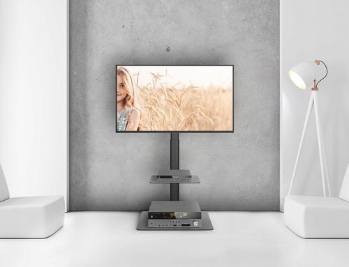 Podłogowy STOJAK TV pod telewizor z półką Uniwersalny Obrotowy na Arena.pl