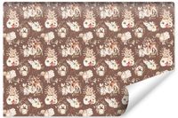 Fototapeta Dla Dzieci ZWIERZĘTA Leśne Lisy Sarny Styl Boho 360cm x 240cm