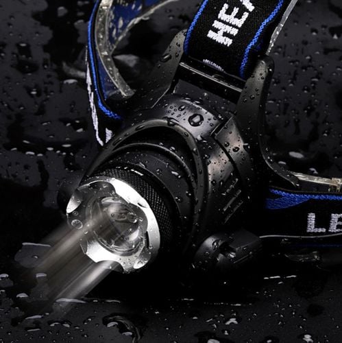 latarka czołowa led t6 zoom 2 akumulatorki na Arena.pl