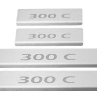 Listwa progowa CHRYSLER 300C MK2 300 C Stal nierdzewna 304 mat 4szt