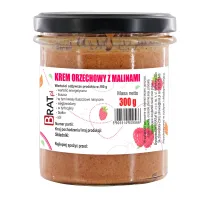 Krem orzechowy z malinami 300g