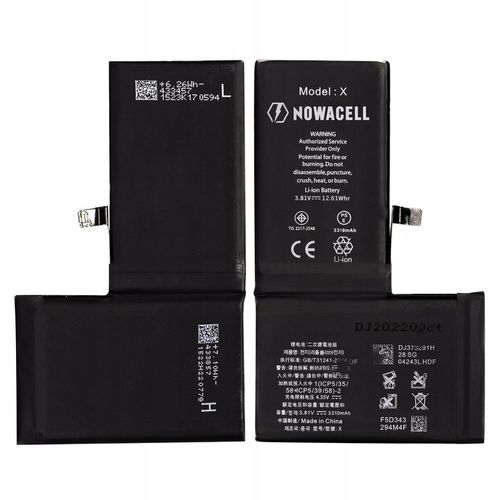 Bateria NOWACELL do iPhone X - pojemność 3500mAh na Arena.pl