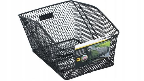 Kosz metalowy rowerowy duży koszyk na rower bagażnik DUNLOP 13L + ODBLASK na Arena.pl