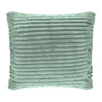 Poszewka dekoracyjna LEA 40x40 flanela tłoczony wzór zielona