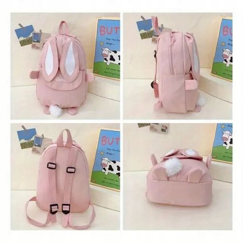 PLECAK DLA DZIECI KRÓLIK Z USZAMI - Łososiowy na Arena.pl