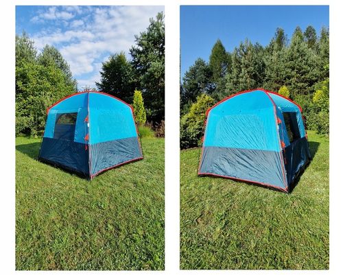 Przedsionek kempingowy NAMIOT wysoki dostawka przyczepy kampera 2,5m 6os na Arena.pl