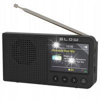 RADIO KUCHENNE BUDOWLANE PRZENOŚNE WYŚWIETLACZ BLUETOOTH DAB+ FM AUX USB-C