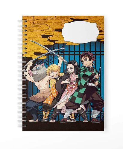 Zeszyt A5 100 stron w kratkę Demon Slayer na Arena.pl