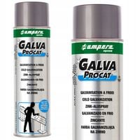 AMPERE Farba Galva Procat superbłysk 24szt 500ml + rękawice robocze