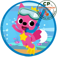 Opłatek na tort Baby Shark