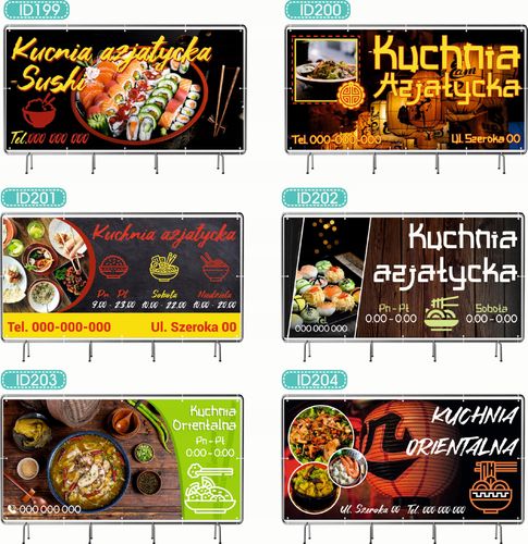 BANER REKLAMOWY 130x80cm oczkowany projekt w cenie USŁUGI KAMIENIARSKIE na Arena.pl