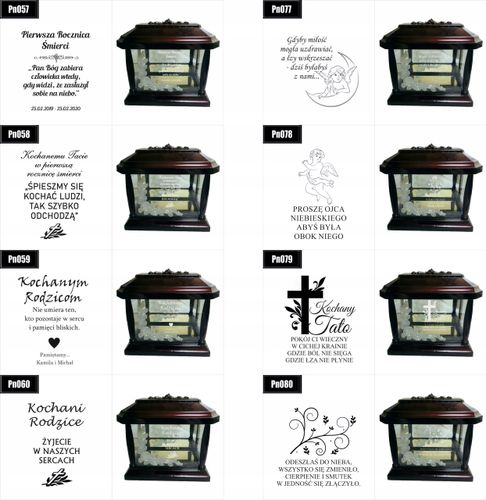 LAMPION ZNICZ KAPLICZKA grawer Kochanemu Bratu na Arena.pl