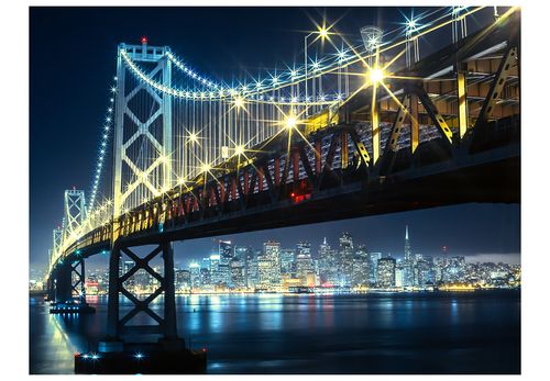 Fototapeta - Bay Bridge nocą 250x193 na Arena.pl