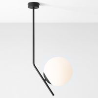 Salonowa LAMPA sufitowa GALLIA 1095PL_G1 Aldex kula szklana biała