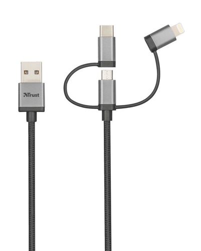 3-in-1 micro-USB USB-C Lightning kabel 480Mbps 1m na Arena.pl