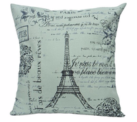 Poszewka na poduszke Eurofirany 45X45 EIFFEL1 J.zielony