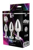 Gleaming Love Silver Plug Set