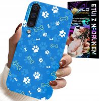 ETUI DO SAMSUNG GALAXY A70 - ŁAPKI KOŚCI PIES PATROL WZORY DLA DZIECI