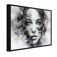 Obraz W Ramie Na Płótnie Do Sypialni Salonu Kobieta 120x80