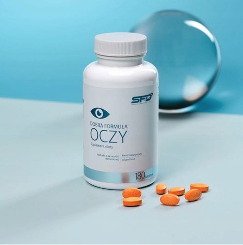 SFD DOBRA FORMUŁA OCZY 180 TAB WZROK KWAS HIALURONOWY ZDROWE OCZY SUCHE OKO na Arena.pl