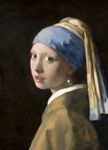 Plakat 13x18cm  Dziewczyna z Perłą, Vermeer Vintage do Salonu